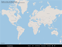 Tablet Screenshot of citybik.es